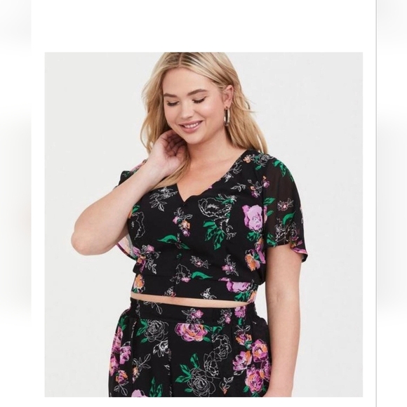 🍁🍂🌟2 PIECE SET!! Like new TORRID PANTS SET SIZE 2X - Picture 4 of 5